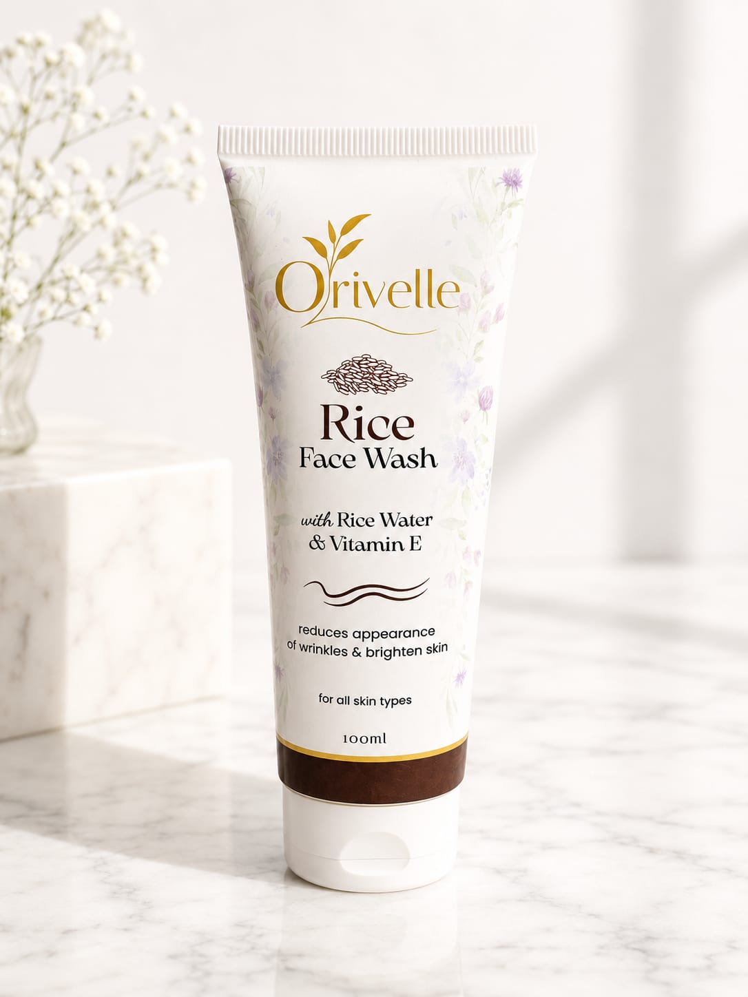Rice Water face wash for glowing skin Pakistan - Orivelle