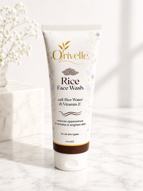 Rice Water face wash for glowing skin Pakistan - Orivelle
